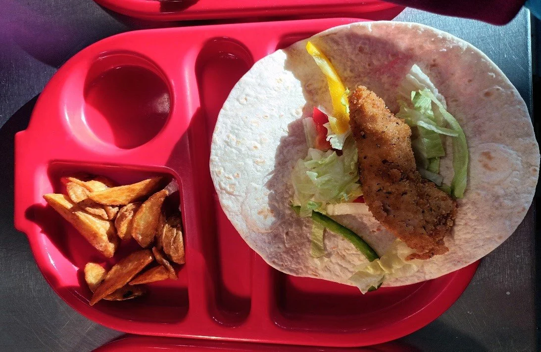 Chicken Wrap &amp; Wedges