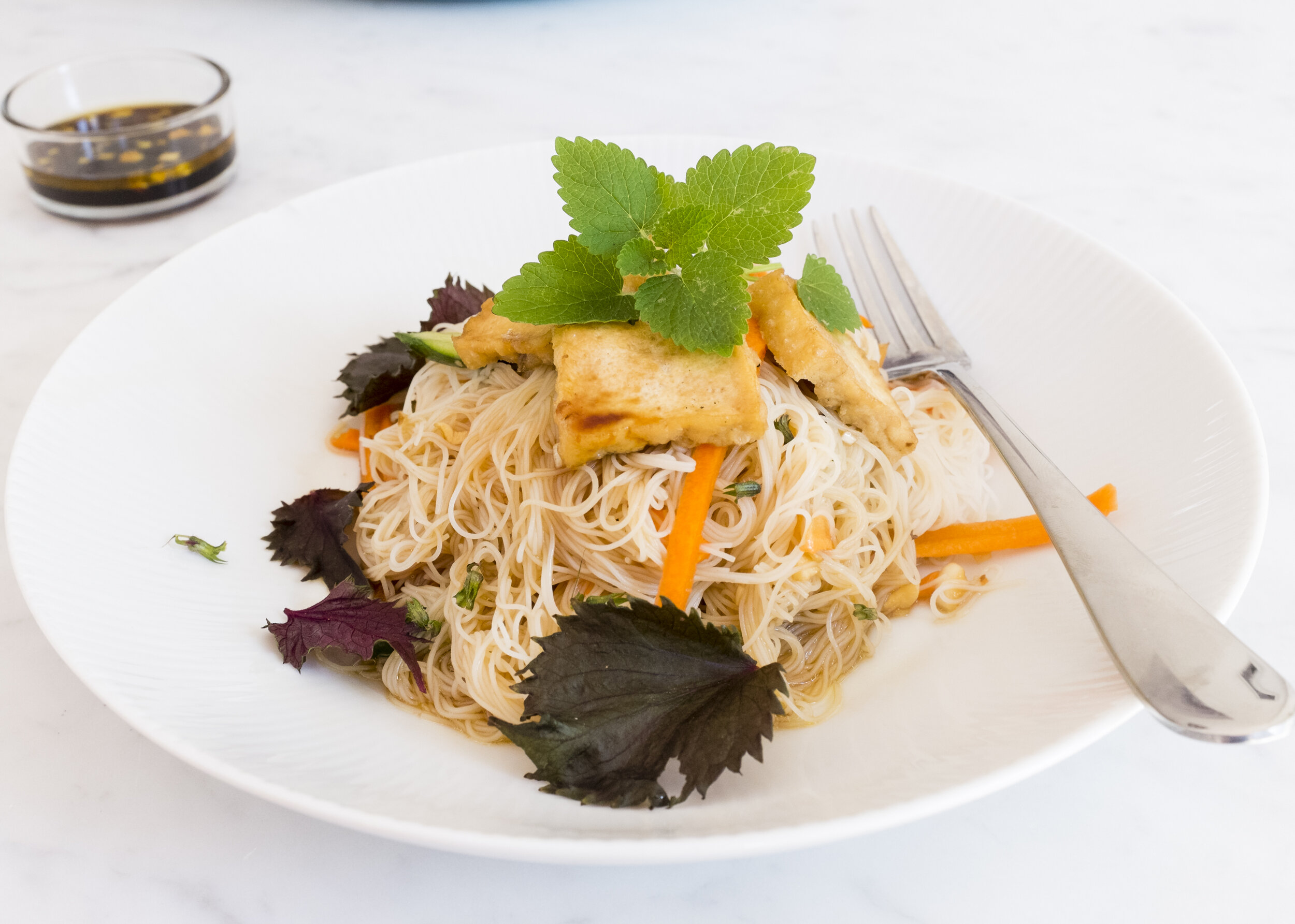 Asian Tofu Noodle Salad