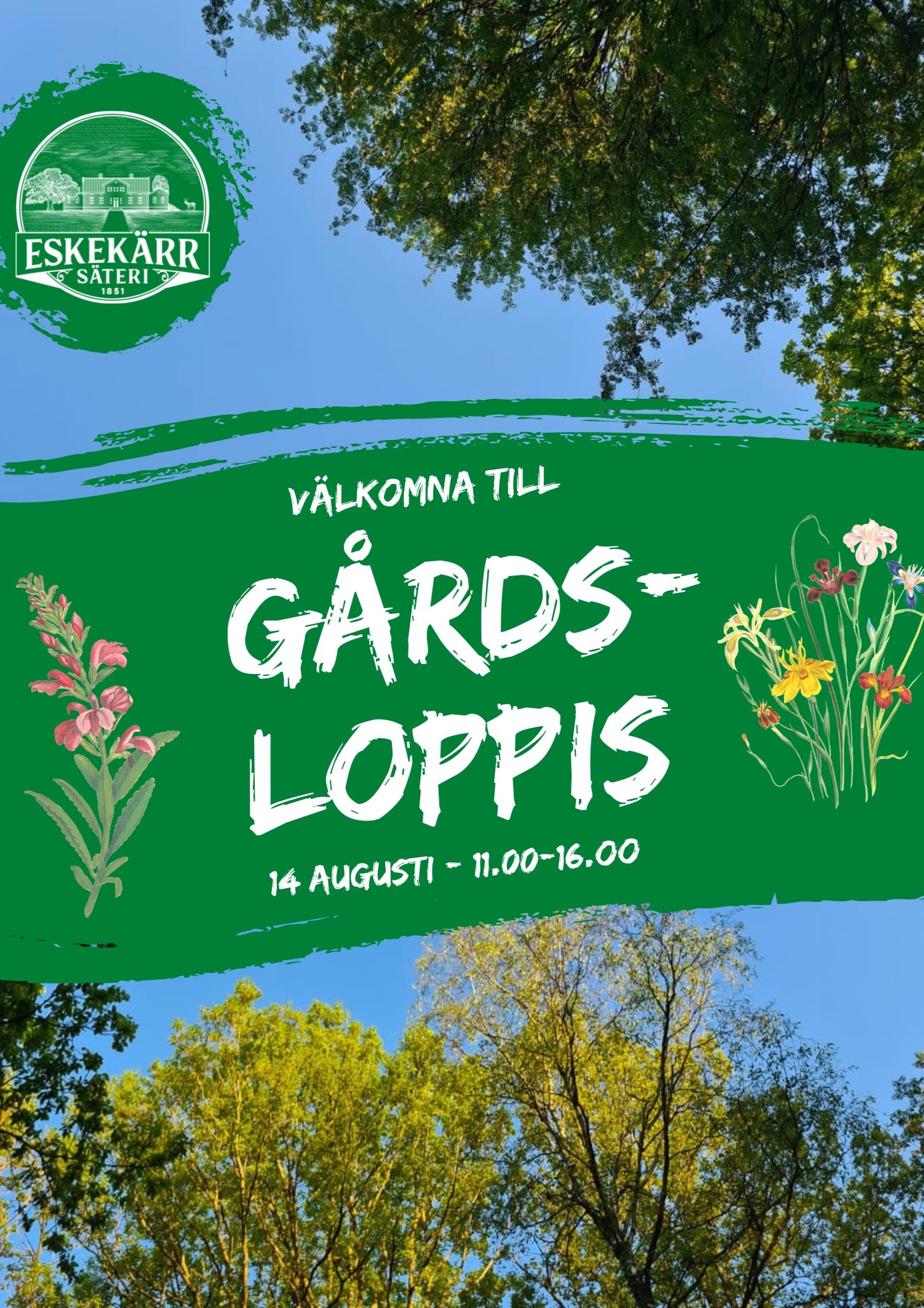 Gårdsloppis på Eskekärr Säteri