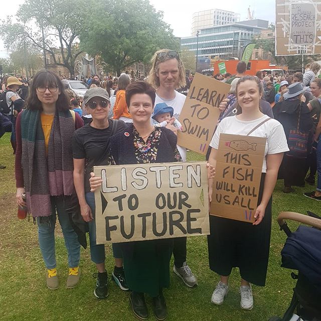 Today we're out protesting. This is a climate emergency and we need action now.