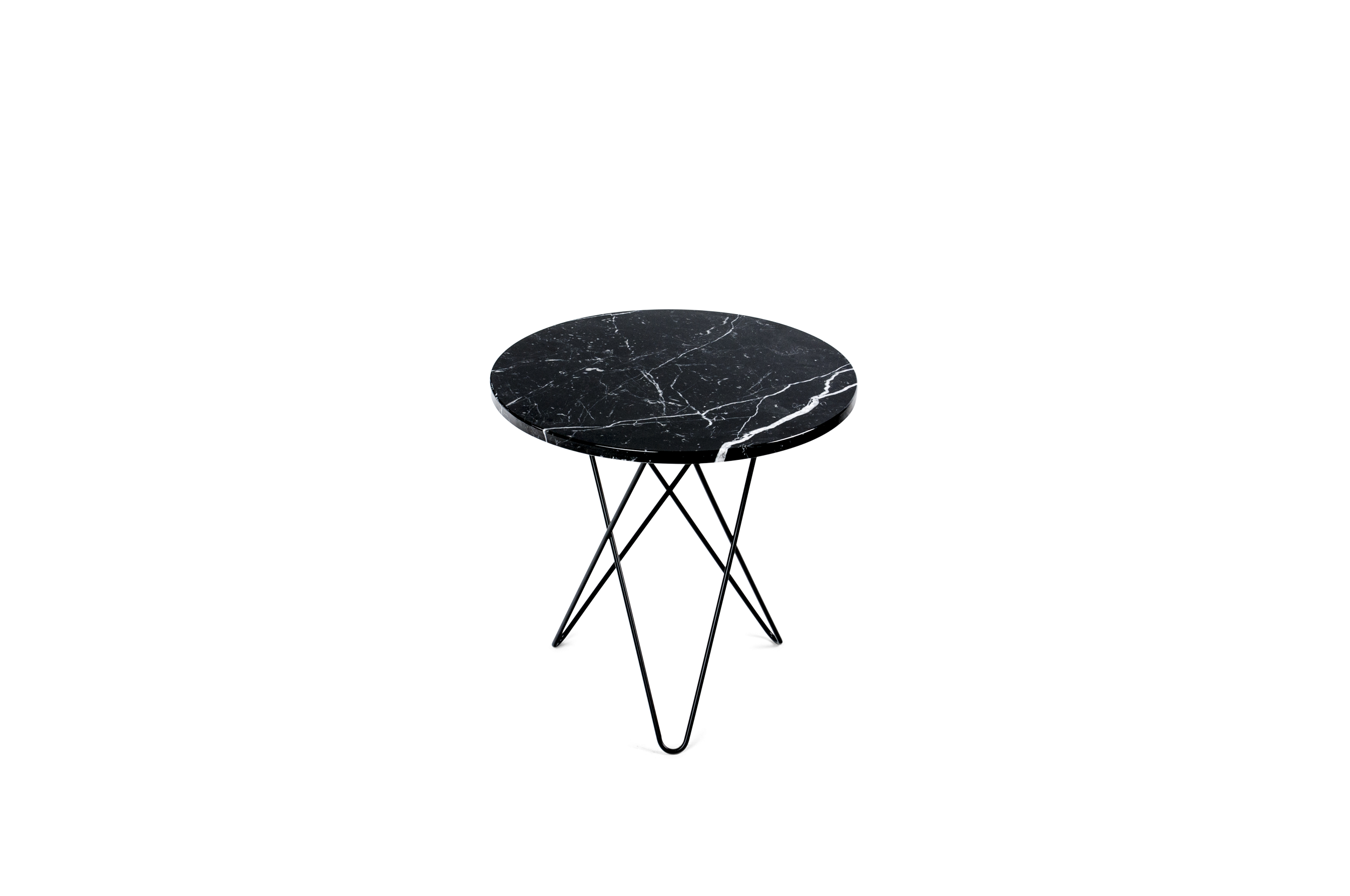 Tall Mini O Table, black frame, black marble.png