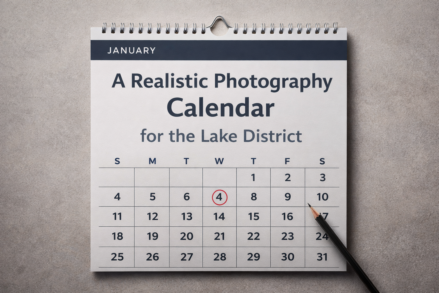 A Realistic Lake District Landscape Photography Calendar