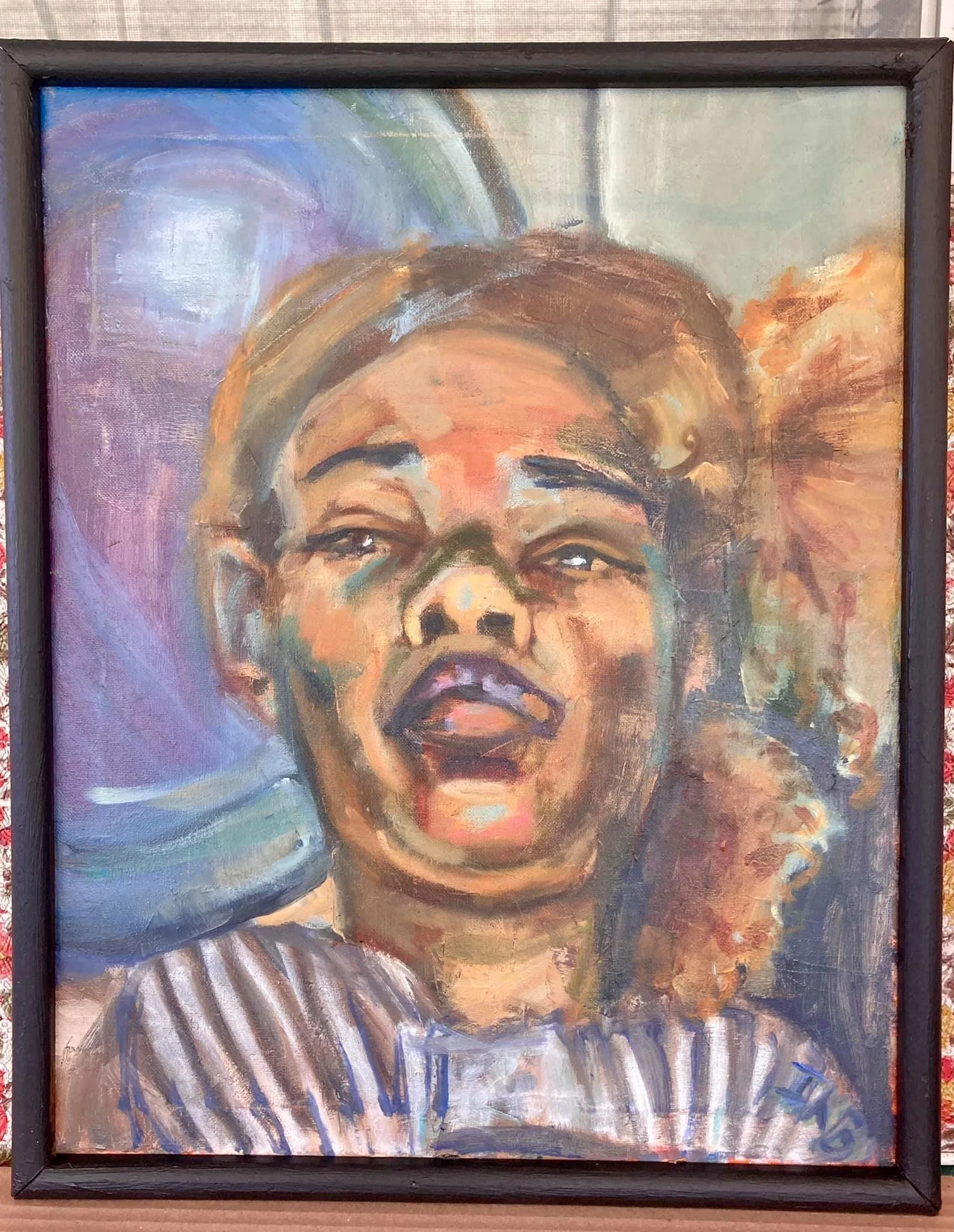 The Laundry  ( Self Portrait) by Inga Kimberly Brown