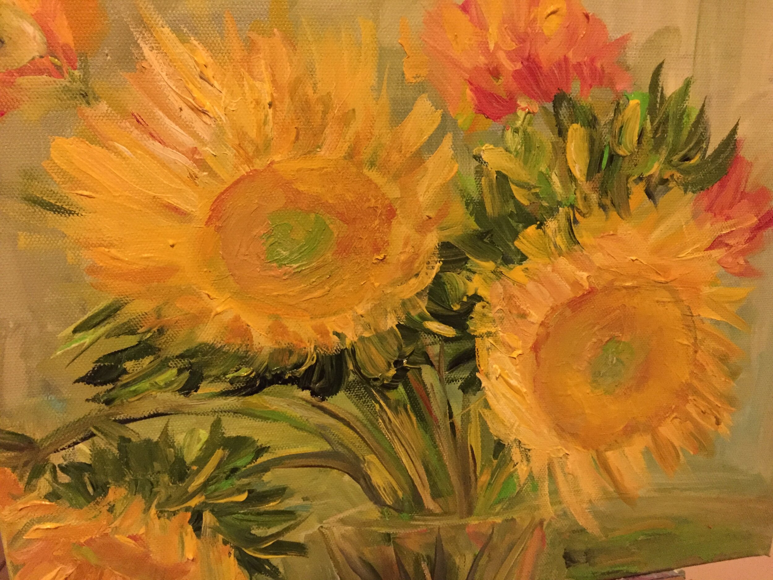 Sunflowers, Marie Larken.JPG
