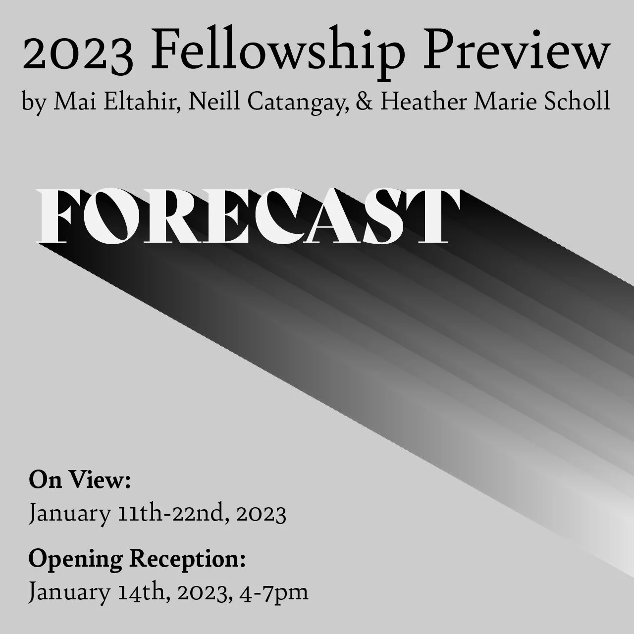 Forecast: 2023 Fellowship Preview