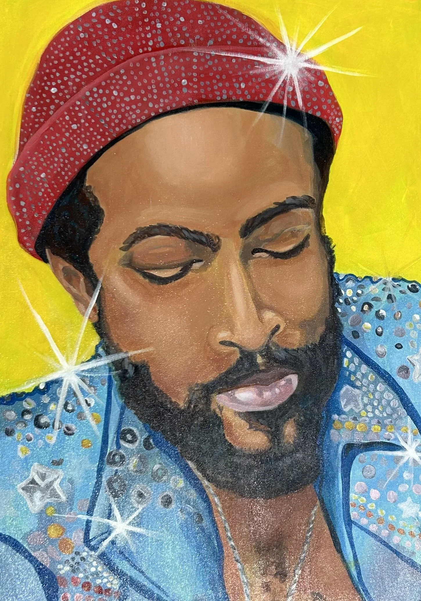 Marvin Gaye, acrylic on canvas, 2022, E.Bennett.jpeg