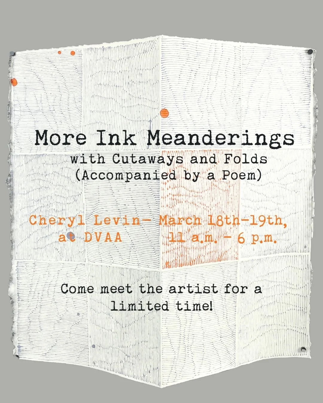 Meet the Artist: Cheryl Levin Gallery Sitting at DVAA