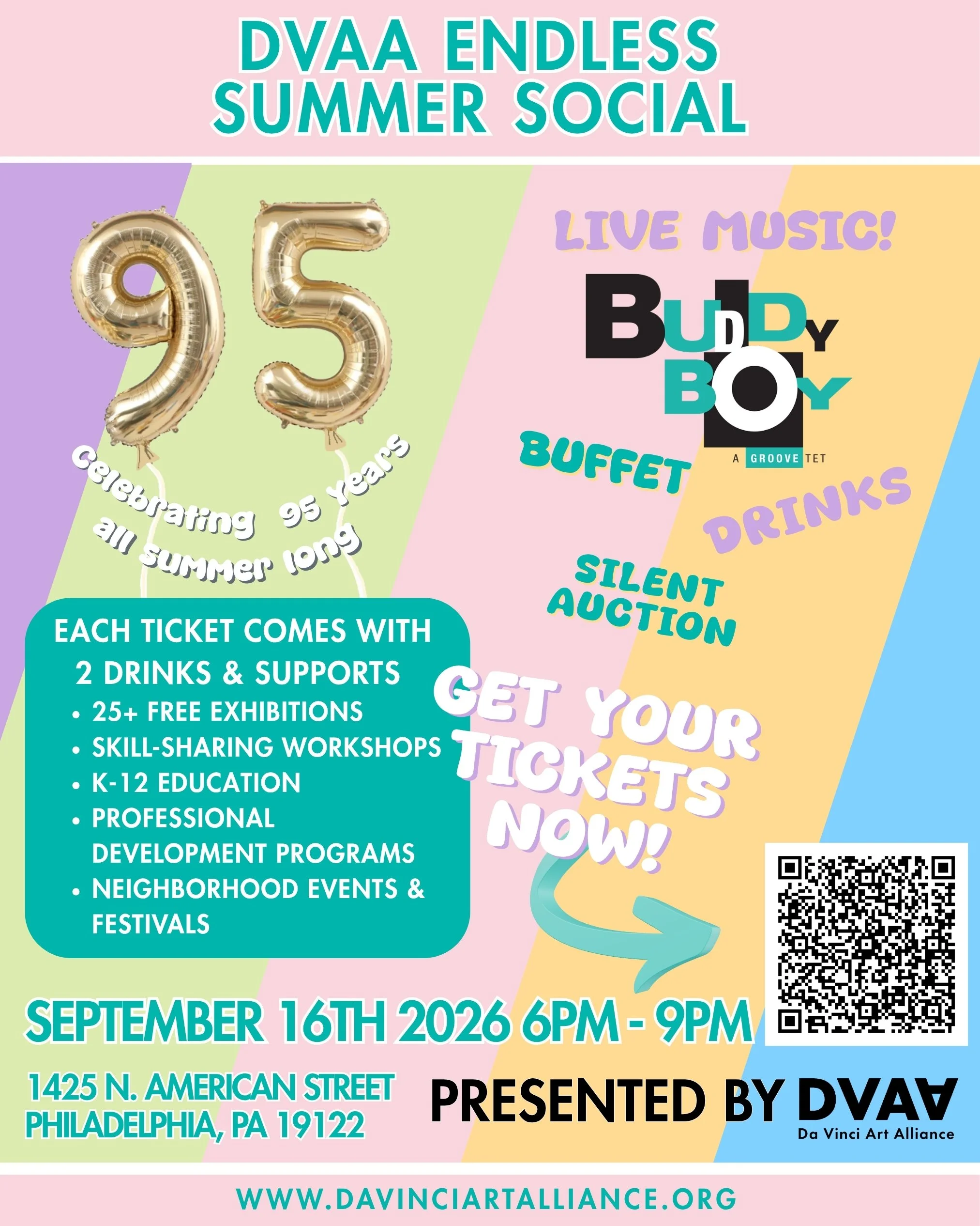 DVAA Endless Summer Social at The Clay Studio in Fishtown