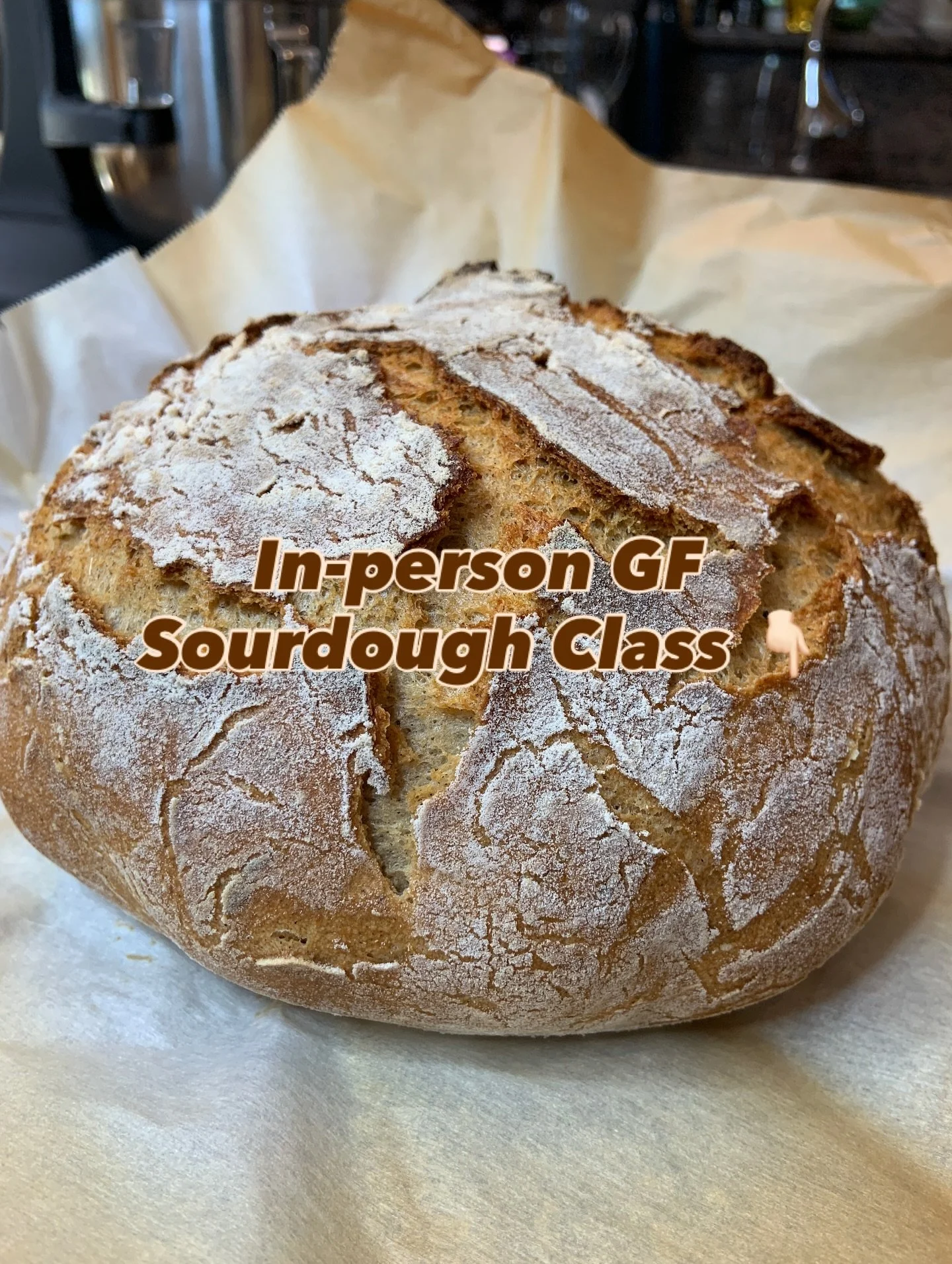 Join me for an immersive, hands-on Gluten-Free Sourdough Bread Baking Class where you&rsquo;ll learn the art of creating delicious, gut-friendly sourdough from scratch. 🍞

You&rsquo;ll leave with: 

✨ your own thriving sourdough starter 

✨ recipes 