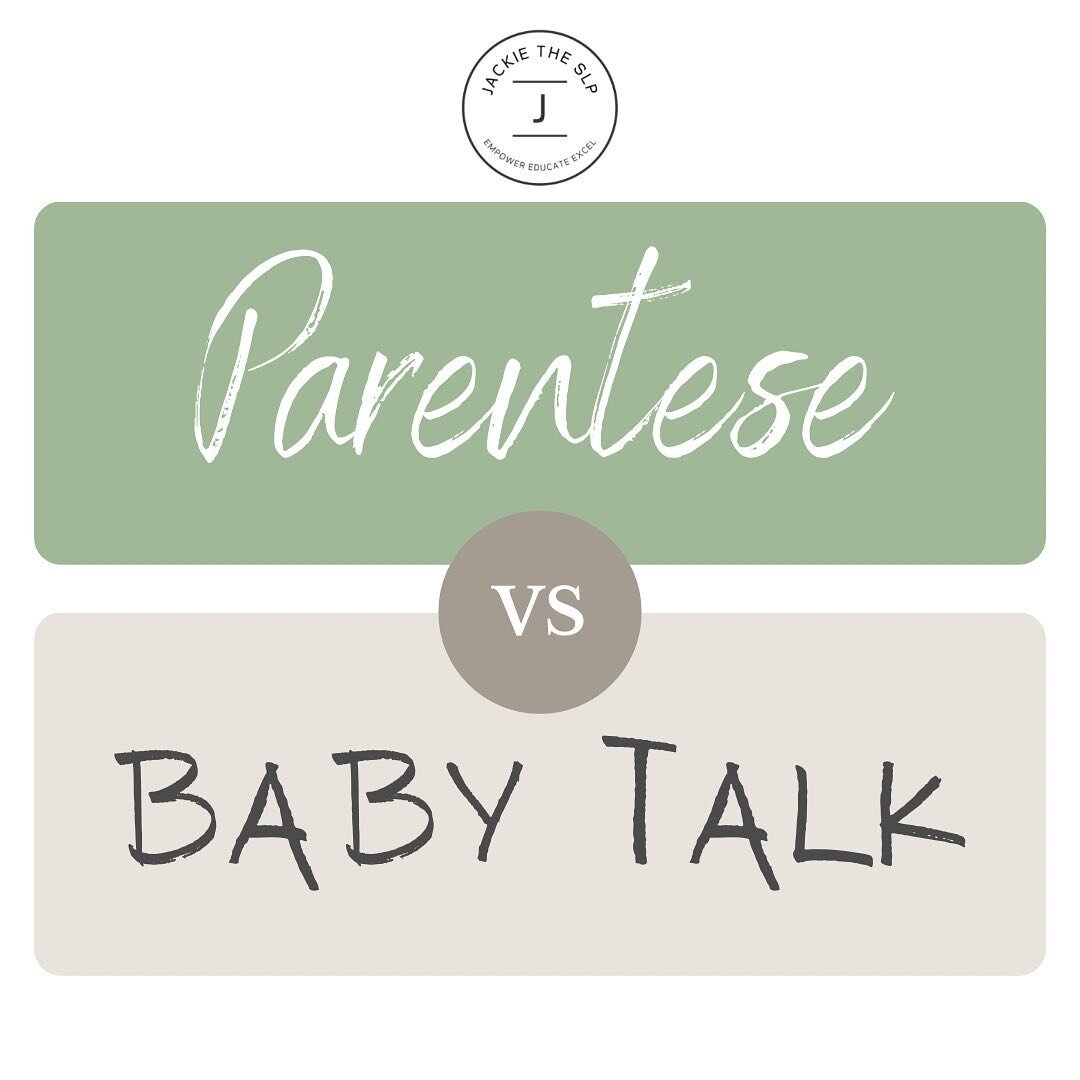 In preparation for tomorrow&rsquo;s #msrachel opinion reel, I&rsquo;m pulling this post from the archives!

🗣Let&rsquo;s Talk &ldquo;Parentese&rdquo;! 

⭐️Did you know that talking to your baby in high pitch, exaggerated &amp; slow tones - while sti