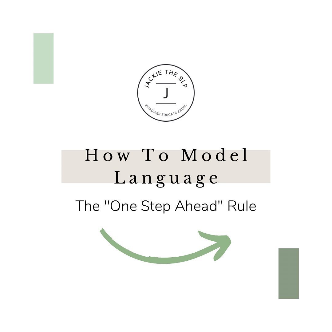 🗣️ Let&rsquo;s talk MODELING &amp; my favorite quick tip to remember how much to say and when. 

🌟 Language modeling is just the act of clearly labeling things you/your child have or are doing throughout the day. This narration style helps your chi