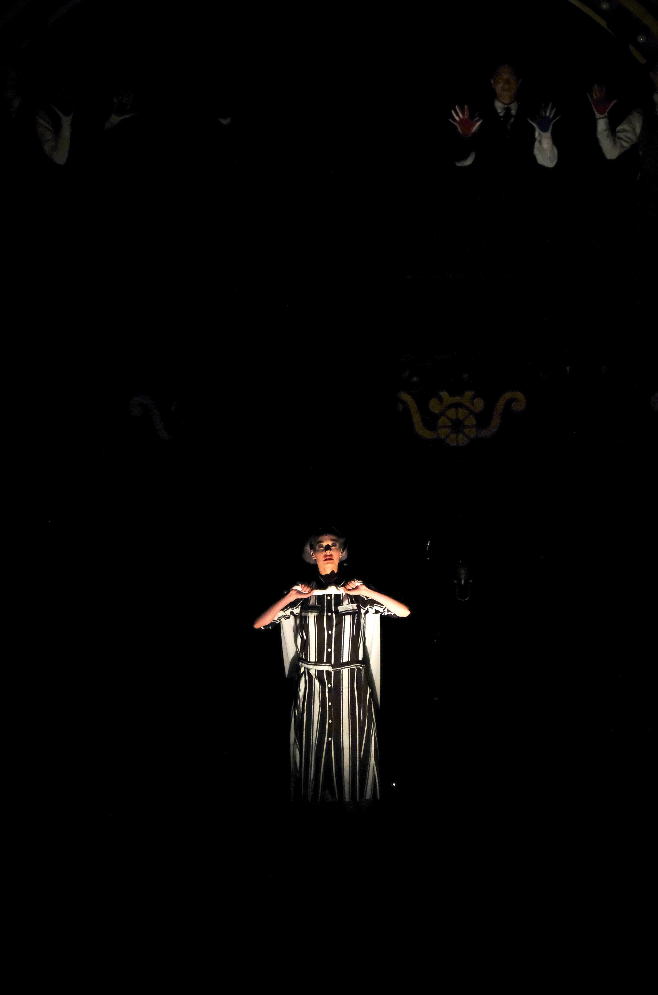 Maggie Ek in Chicago (Hunyak) at Otterbein University. Photo by Mark Mineart.