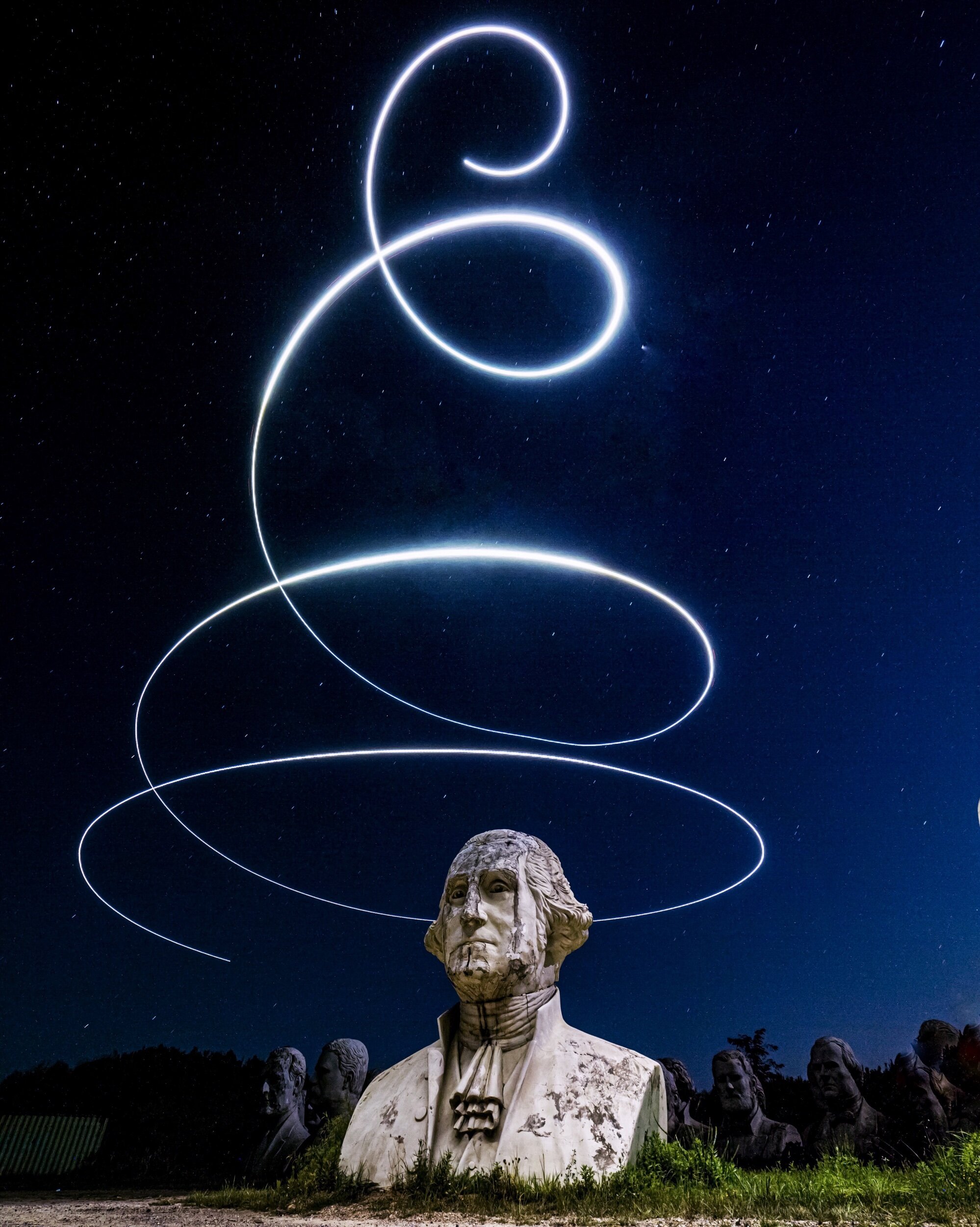 Light painting, Croaker, VA