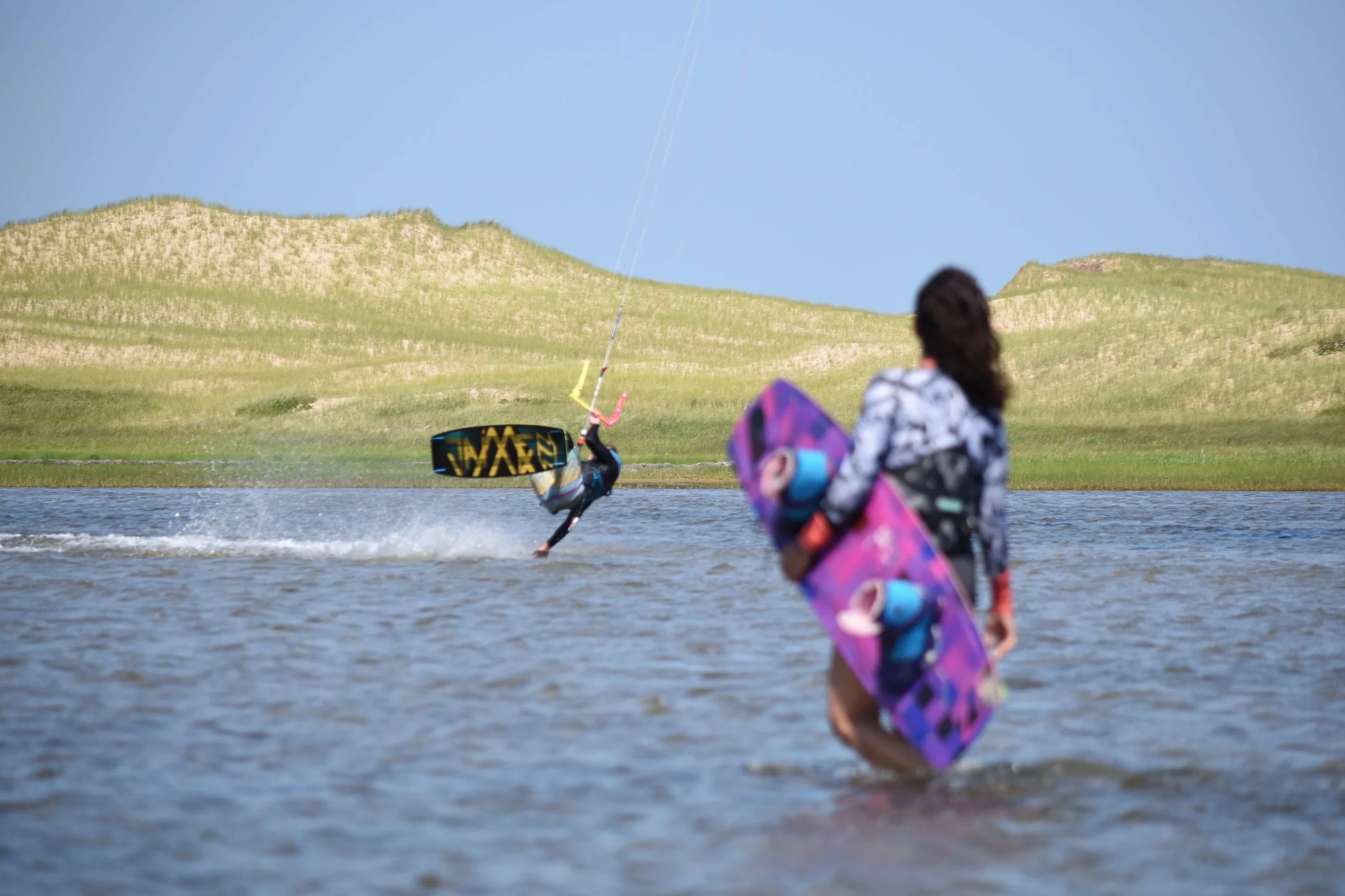 Le kite aux Iles de la Madeleine