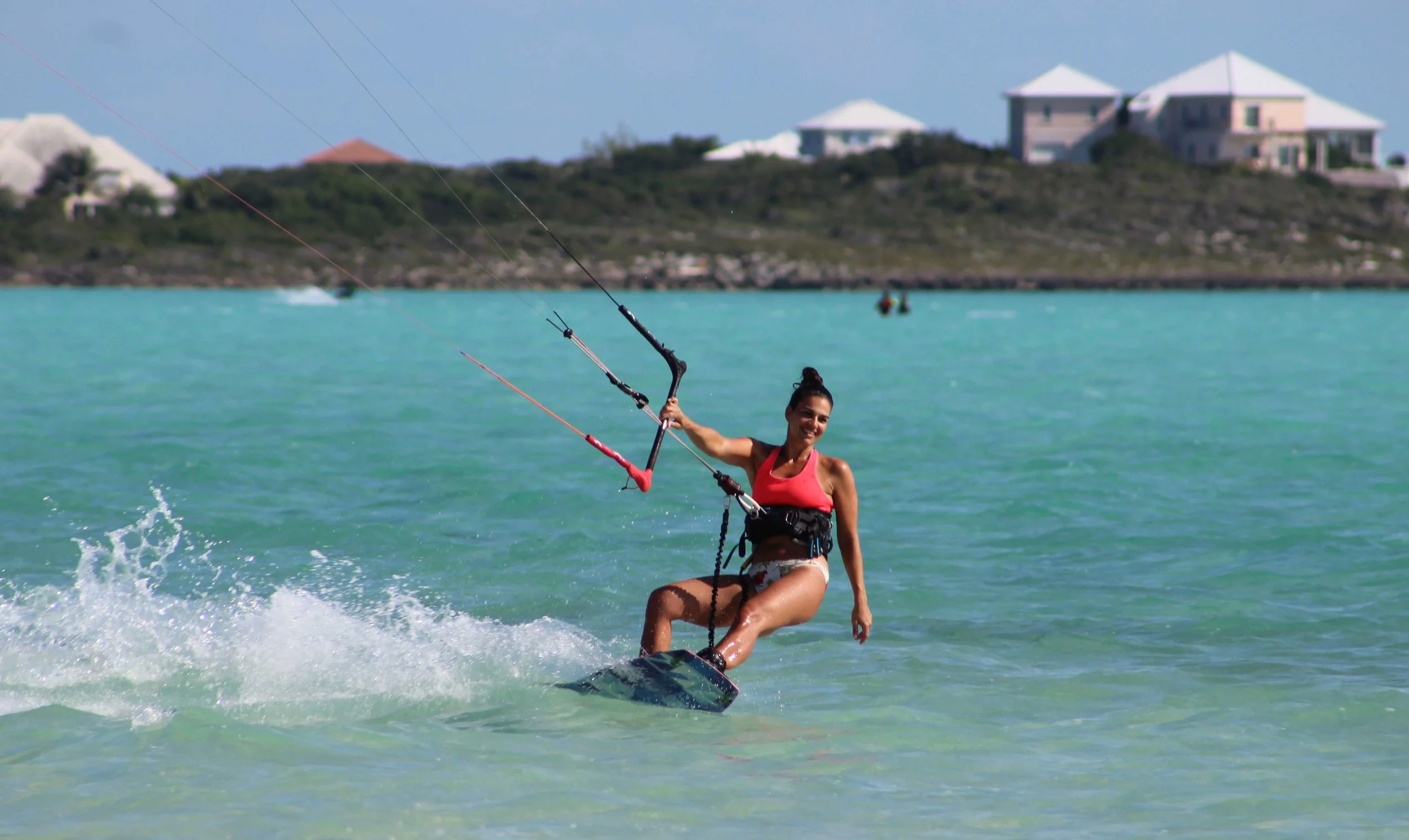 Going up side down à Turks and Caicos avec Epic Kites Kiteboarding