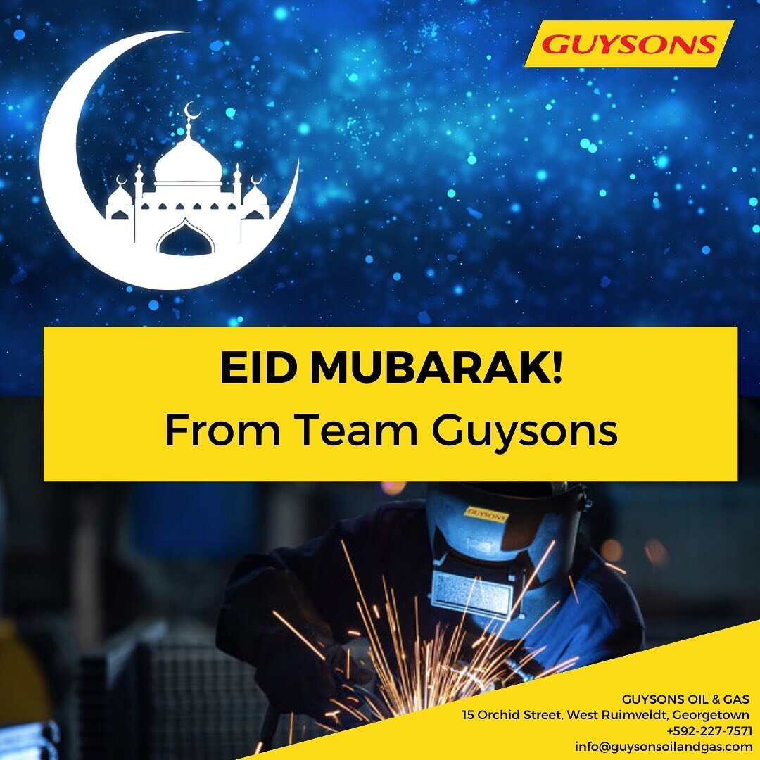 Eid Mubarak! 🇬🇾 From Team Guysons #GuysonsOilAndGas