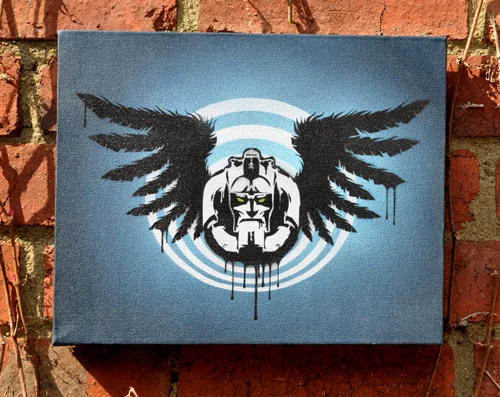 By popular demand I’ve released some affordable ‘Doombringer’ canvases. Edition of 10 so grab ’em while they last in the SNUB shop here