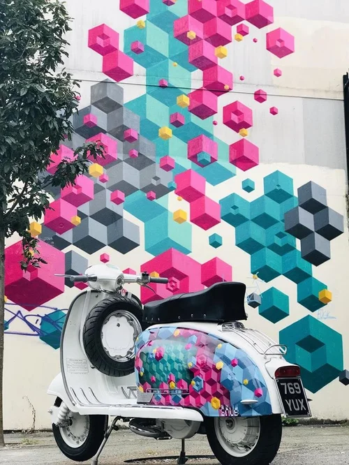 Scooter Art Urbain – Occasion, Fonctionnel, Look Stylé