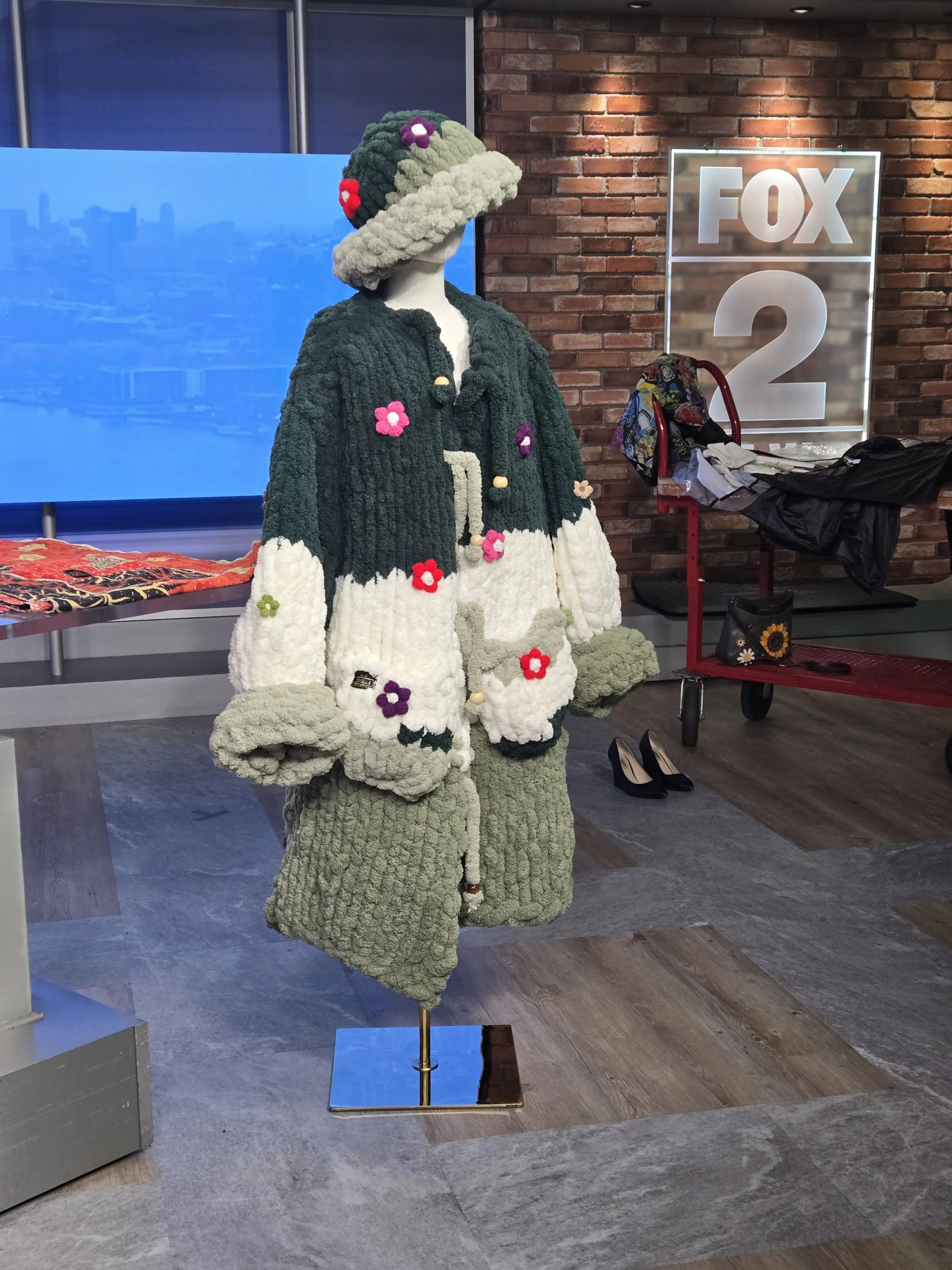 Whimsical Chunky Knit Sweater