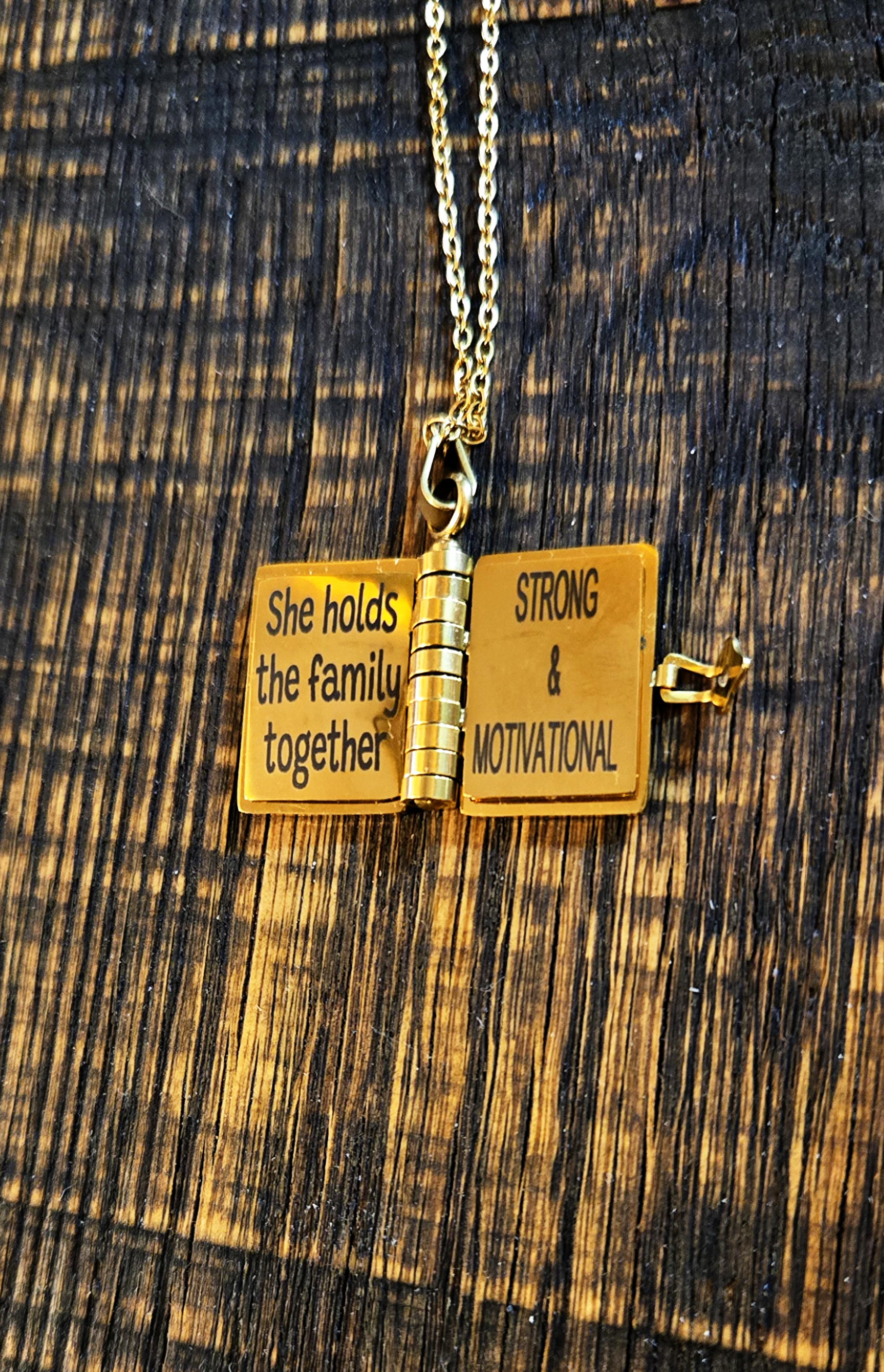 Book of Life Necklace Pendant