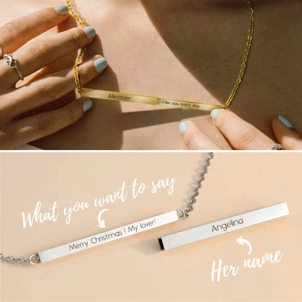 I GOT A SECRET MESSAGE FOR YOU NECKLACE