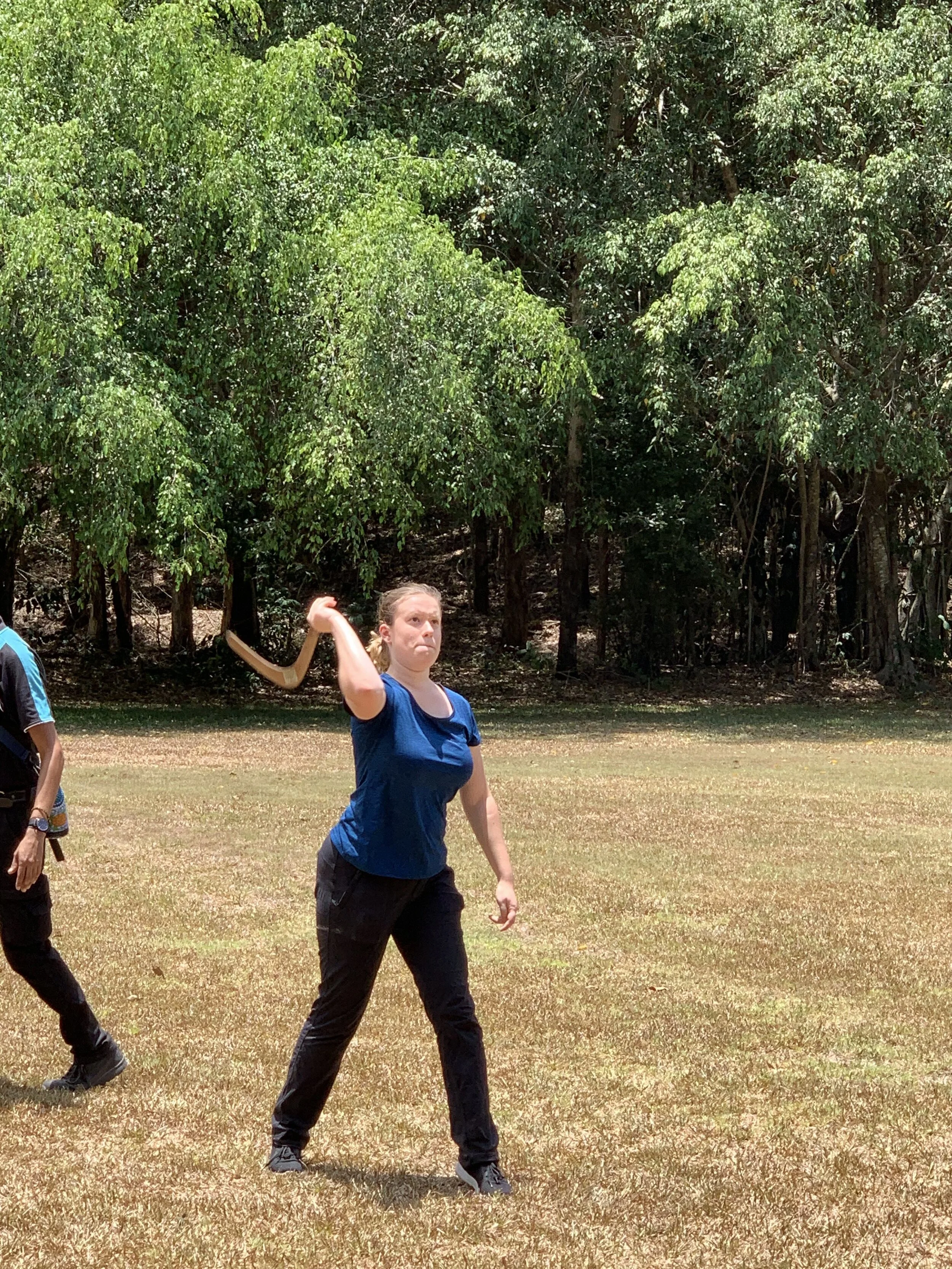 Practicing boomerang return