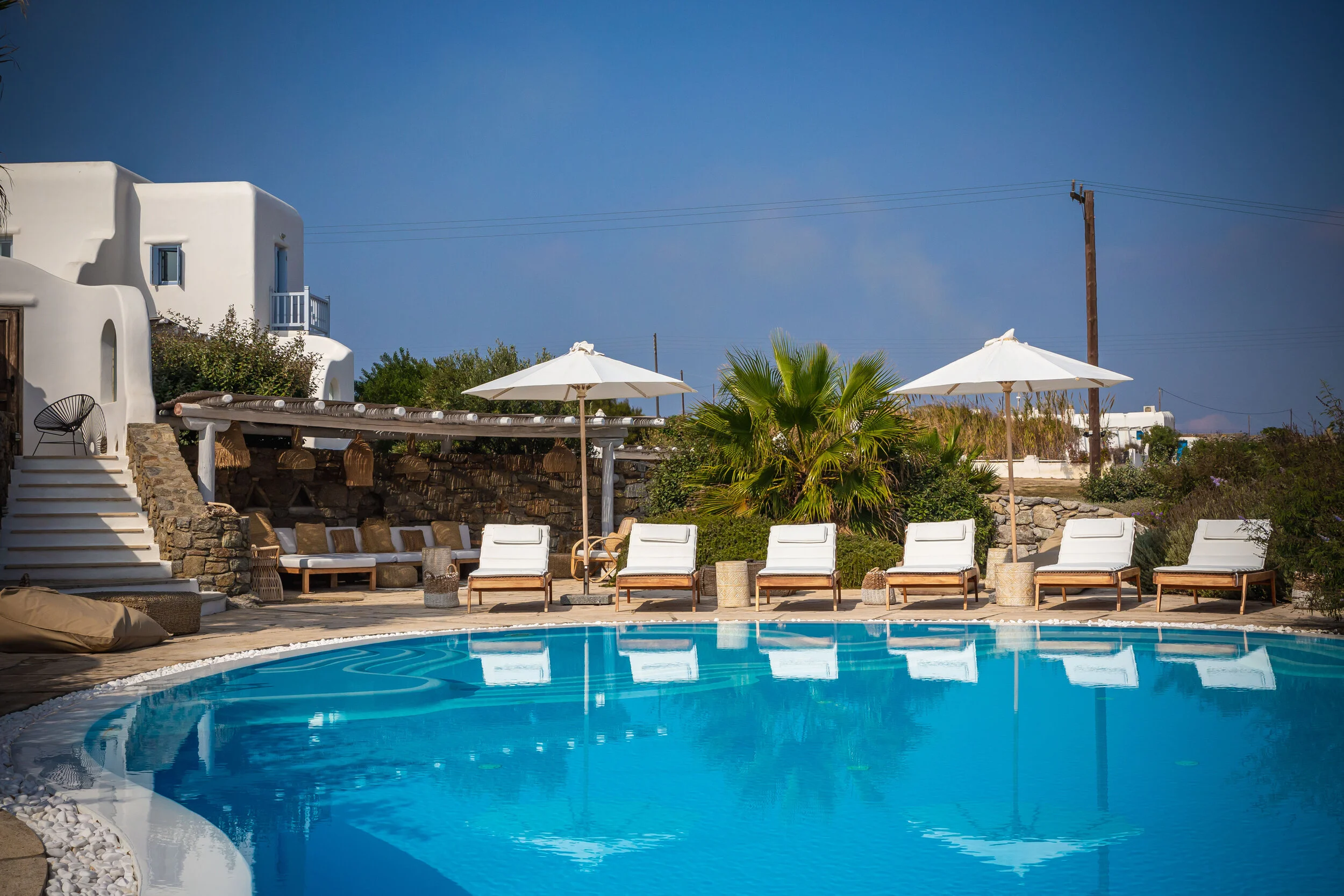 Shared pool of Villa Lito and Villa Artemis, the Lito and Artemis Collection at Leno Villas