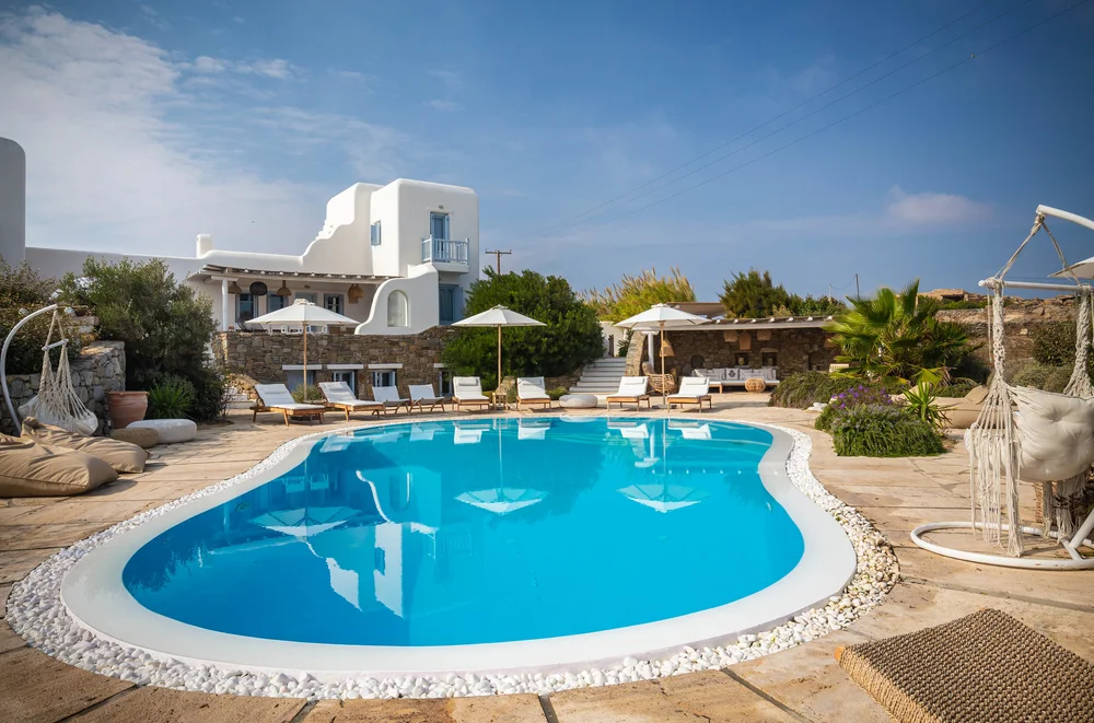 Private pool of Villa Nefeli