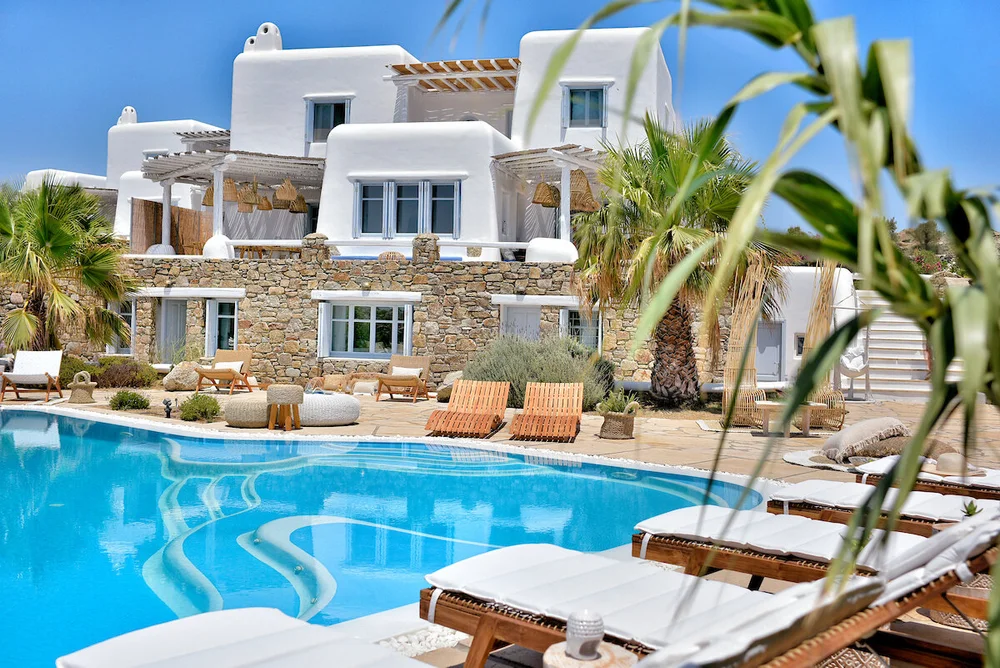 Villa Ioli and its private pool