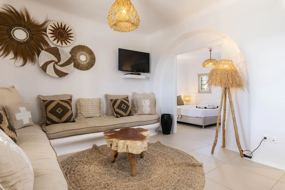 Living room of Villa Clio