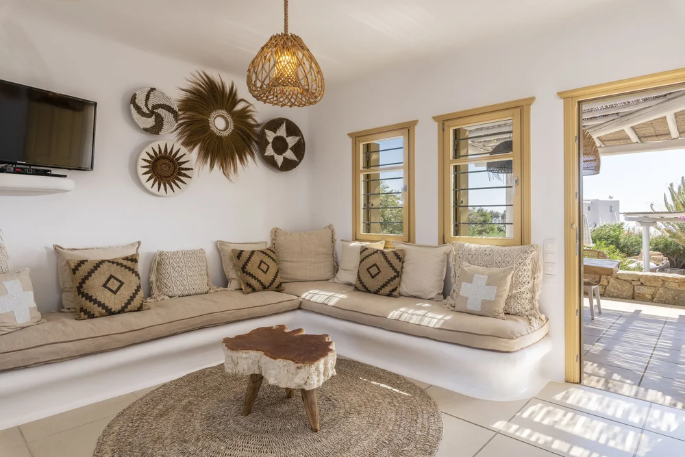 Living room of Villa Lydia