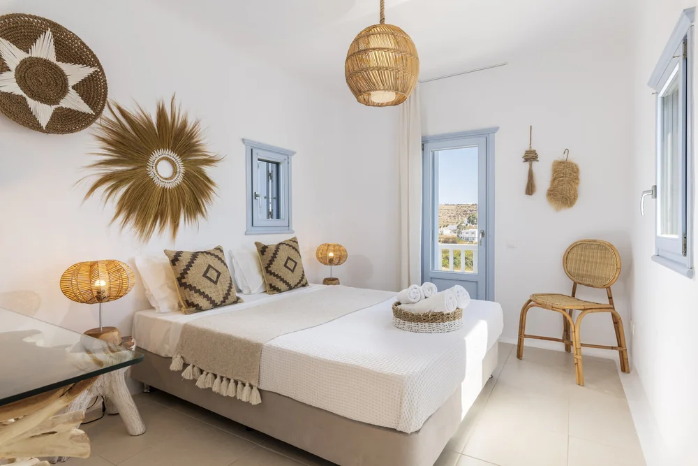 Double bedroom at Villa Nefeli