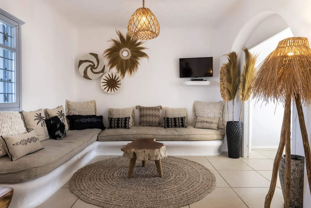 Living room of Villa Artemis