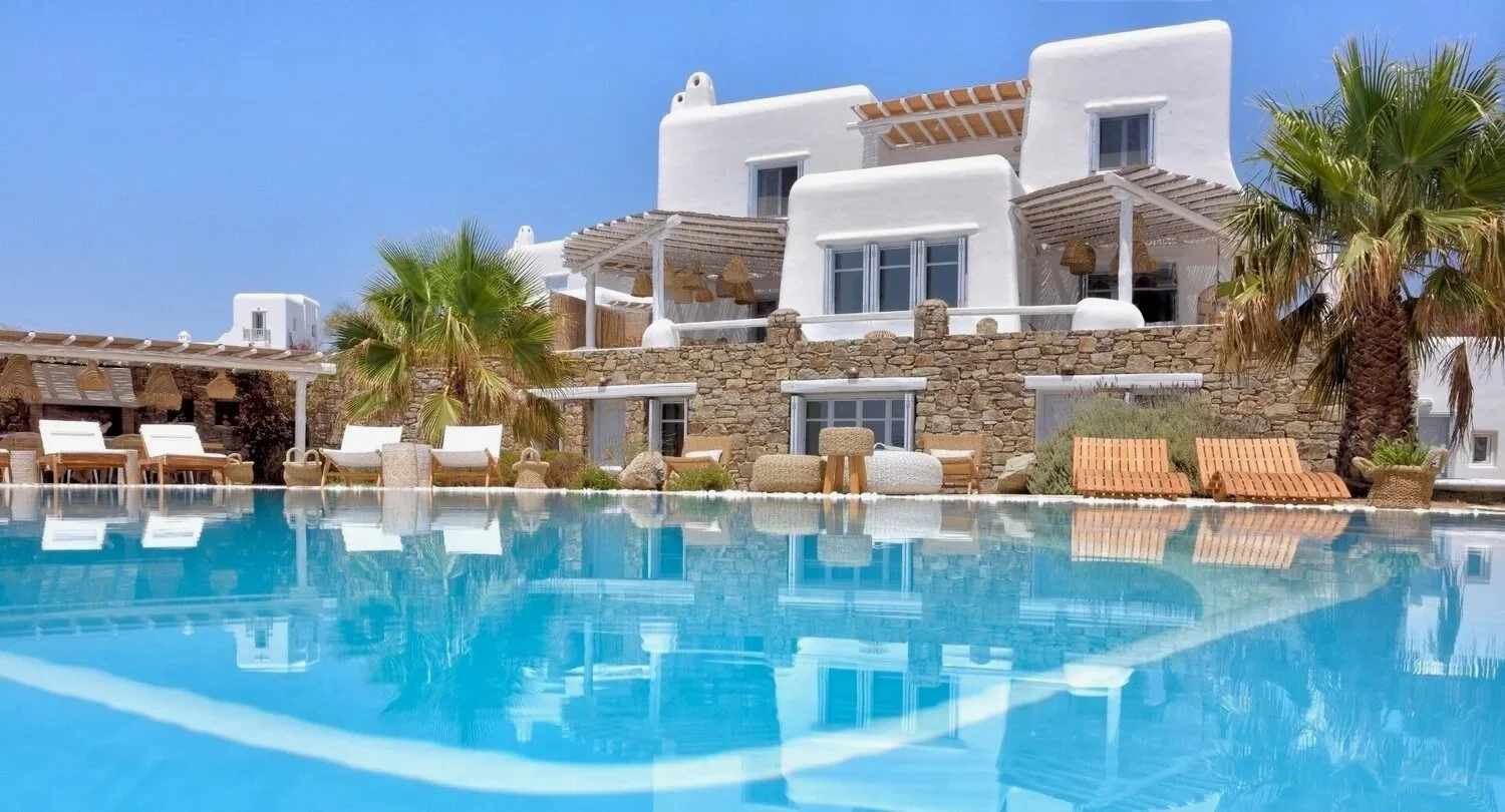 Villa Rea and its pool, part of the Exclusive Estate Collection at Leno Villas