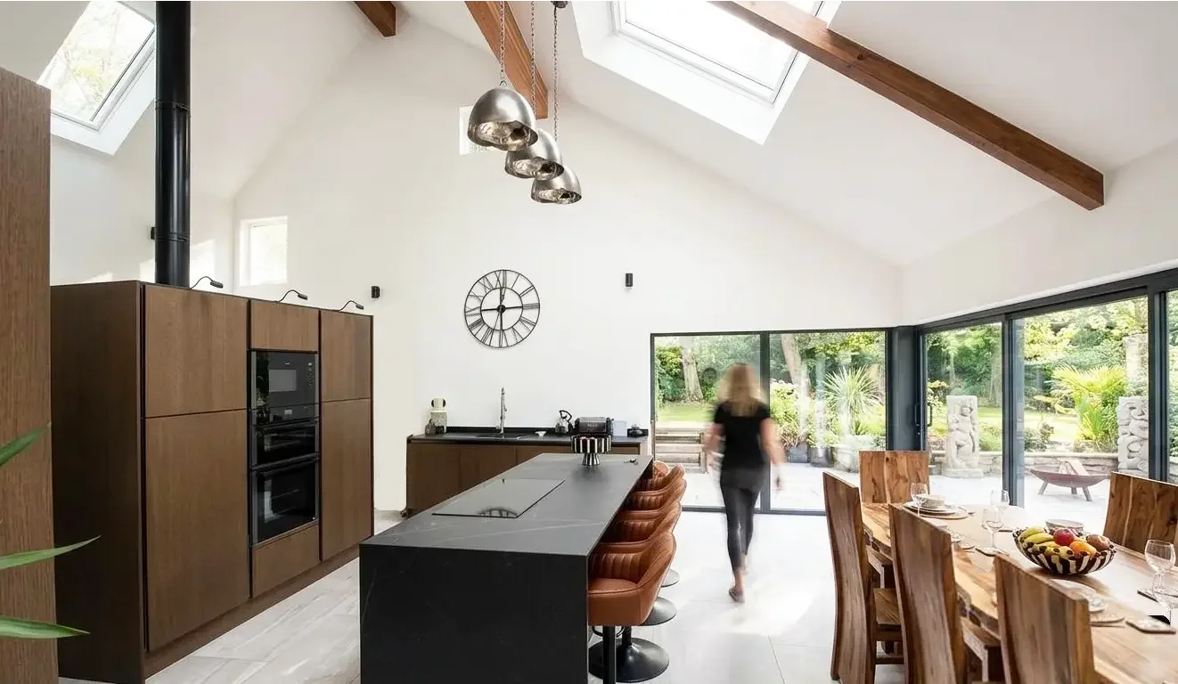 open plan kitcenhen dining cool architect eco home.webp