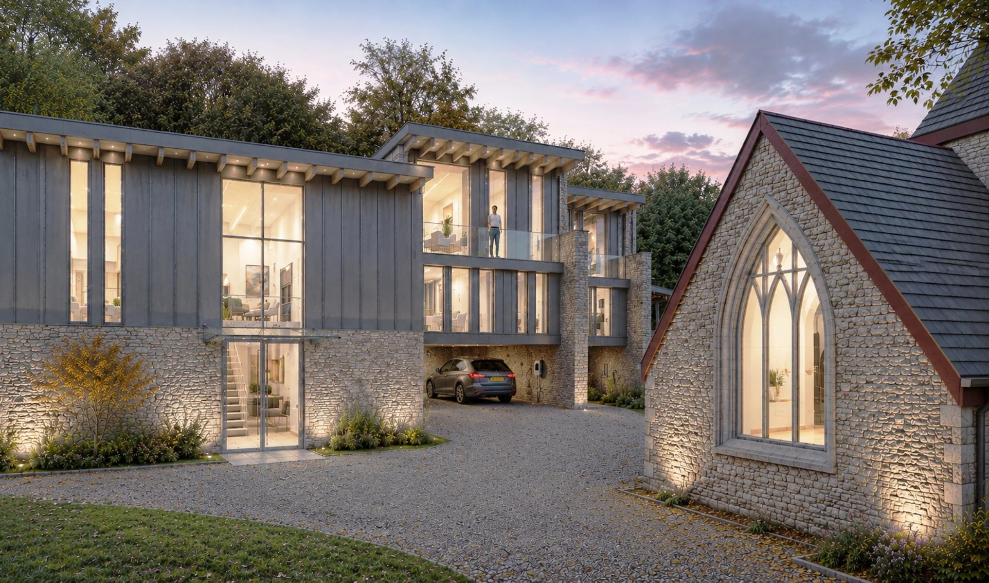 B Listed Church Conversion and 15 New build and rennovation Residential Units Kilcreggan Craigrownie