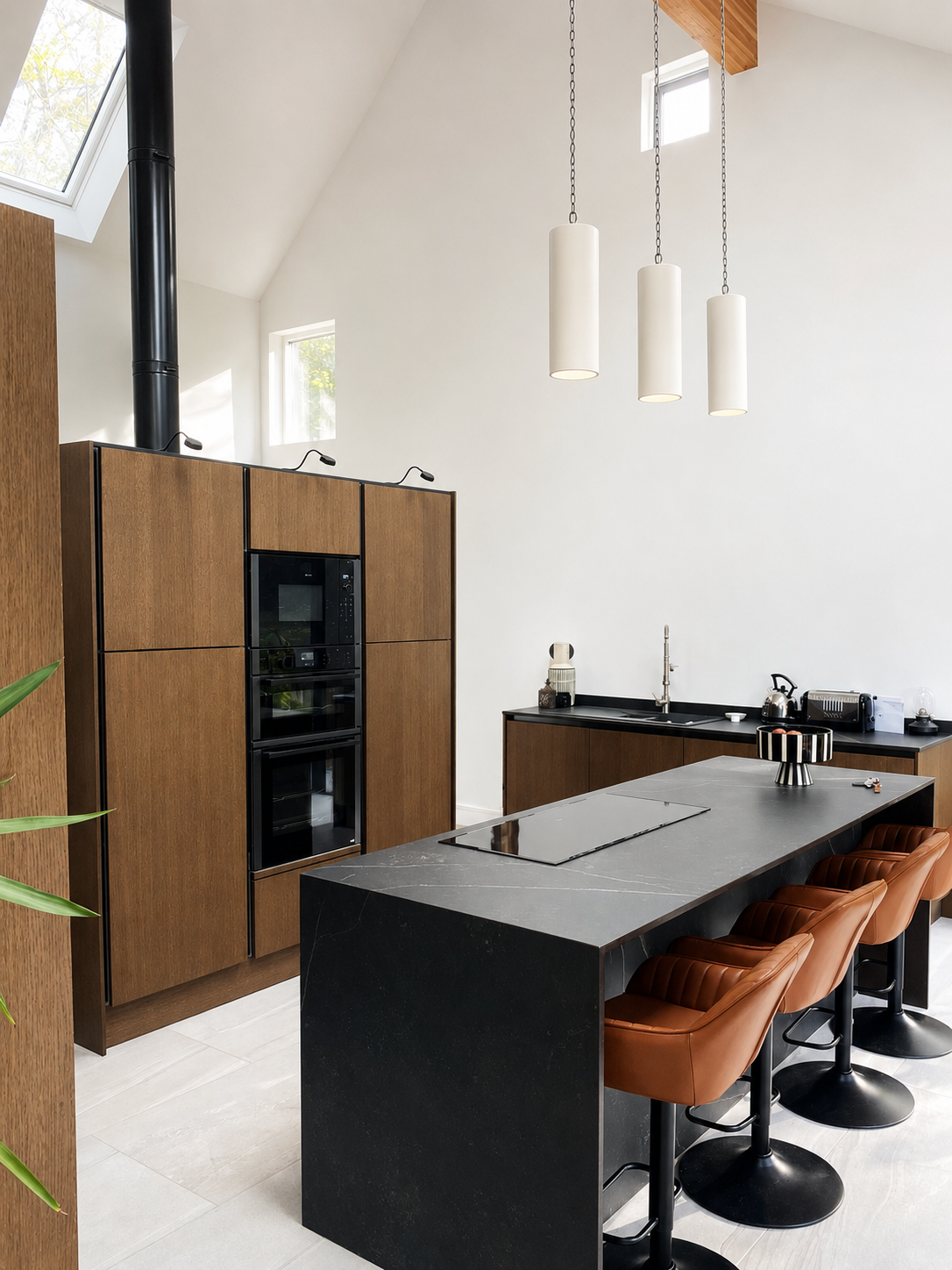 modern intereior Low engy home open plan kitchen conservation area Eaglesham B.png