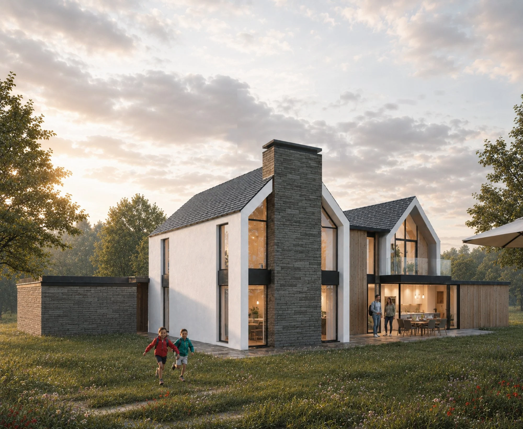 final Rear+view+of+contemporary+low+energy+house+in+Newton+Mearns+with+twin+gabled+forms,+stone+chimney+and+large+glazed+openings (1).jpg