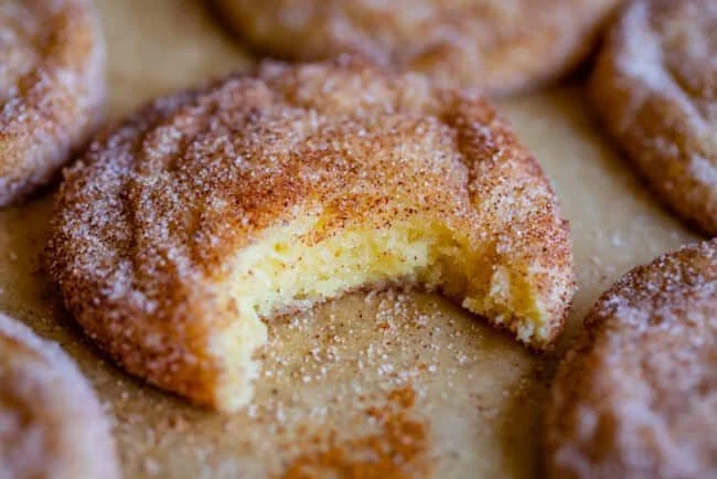Perfectly Soft and Chewy Snickerdoodle Cookies