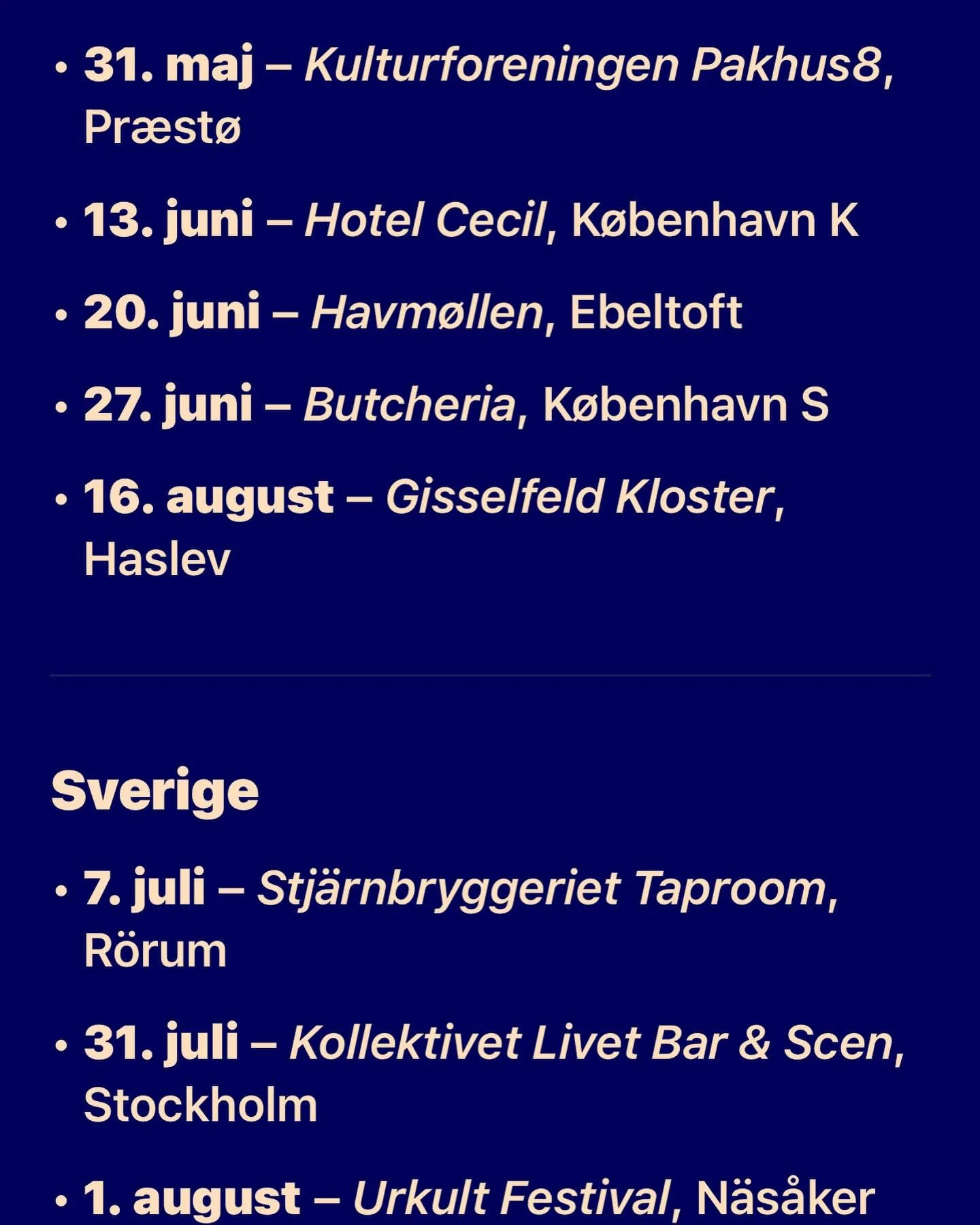 &Oslash;verblick 👀