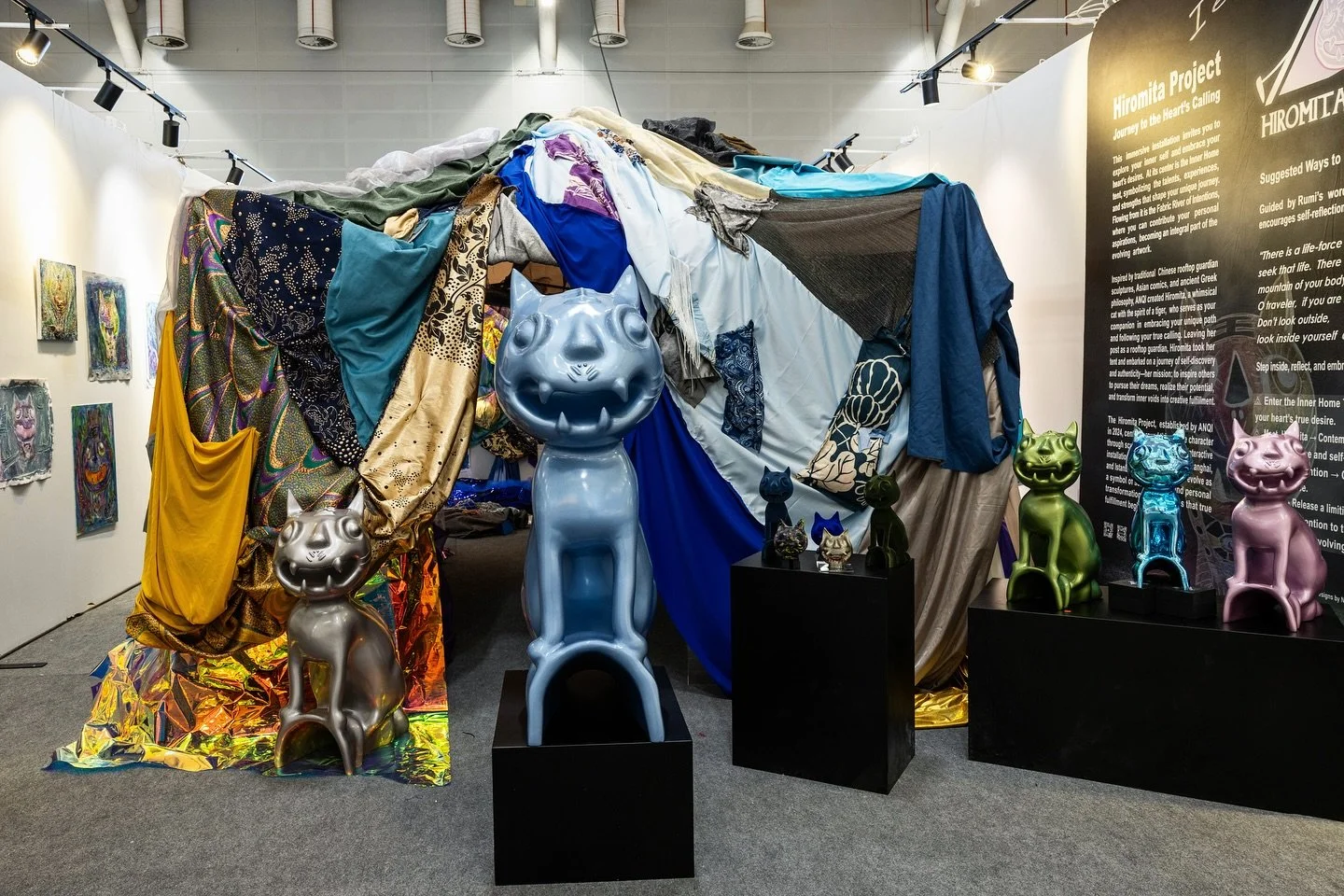 &lt; Hiromita: Journey to the Heart&rsquo;s Calling &gt; interactive art installation | ArtContact Istanbul Fair edition 

🌊 Artist: ANQI [安琪|Melek]

📍ArtContact Istanbul Contemporary Art Fair, May 2025

@hiromitaproject x Tilki Sanat collaboration