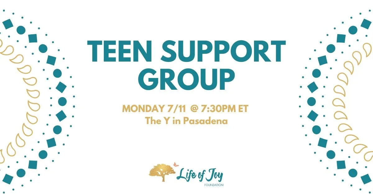 Monthly Teen Support Group - July