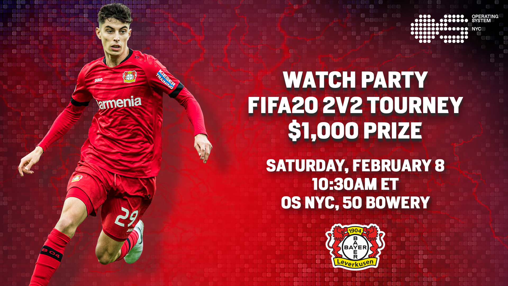 Bayer 04 Leverkusen Watch Party 1000 2v2 Fifa Tourney Os Nyc