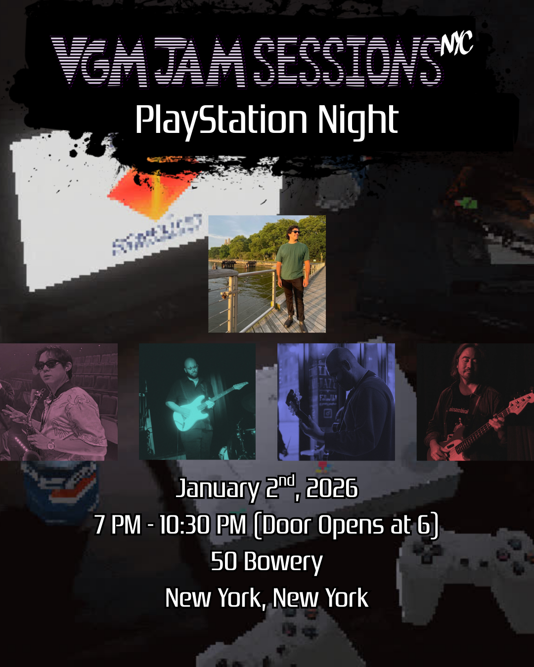 VGM Jam Sessions NYC Presents: PlayStation Night ft. Chris Garriga!