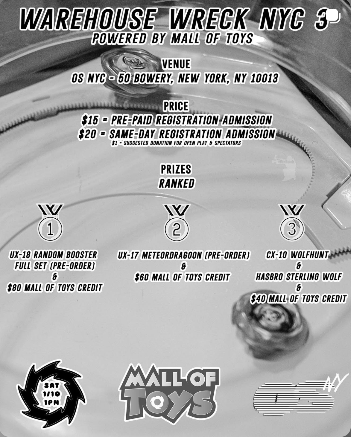 Warehouse Wreck NYC 3 Powered by Mall of Toys 