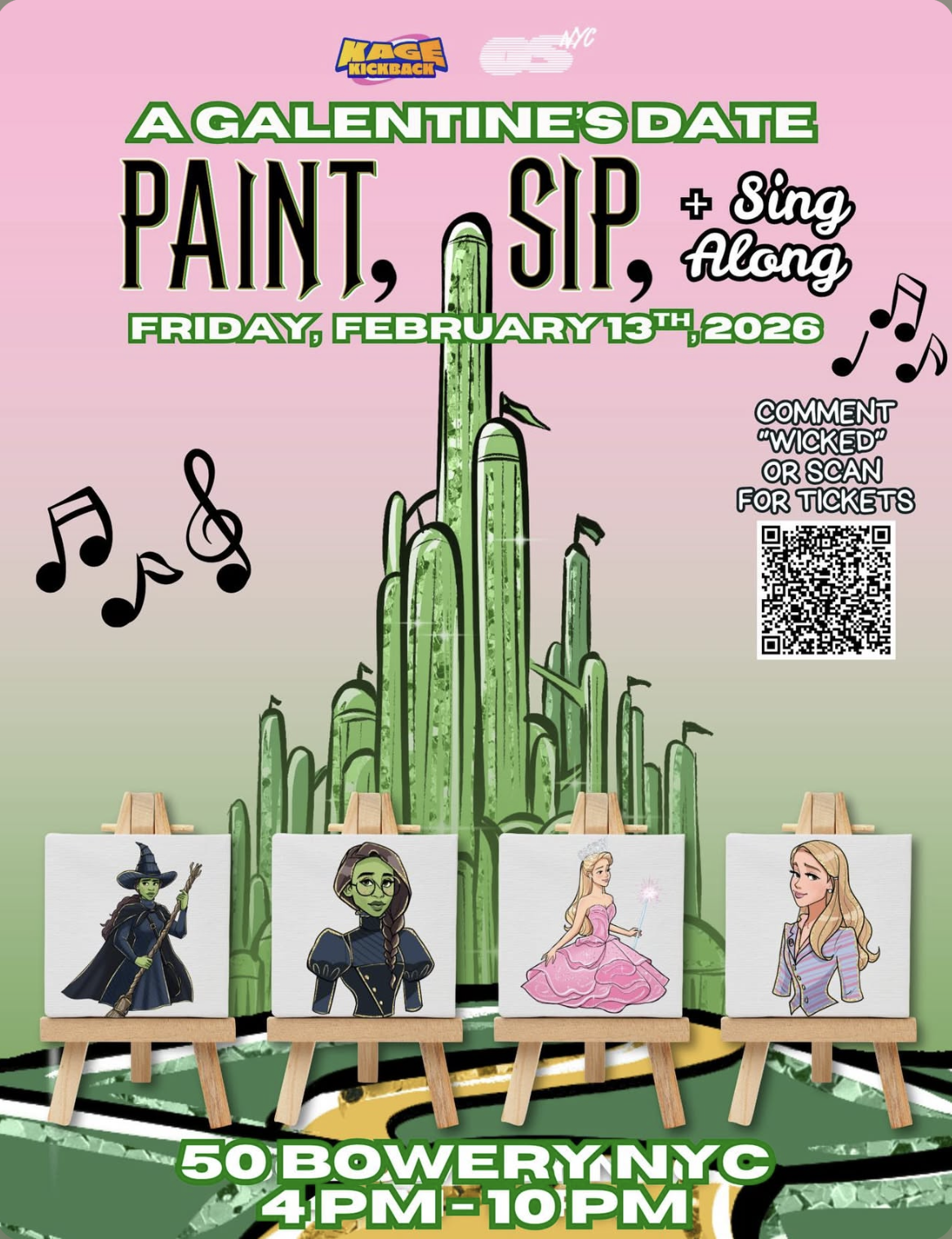 Wicked Galentine's Paint &amp; Sip