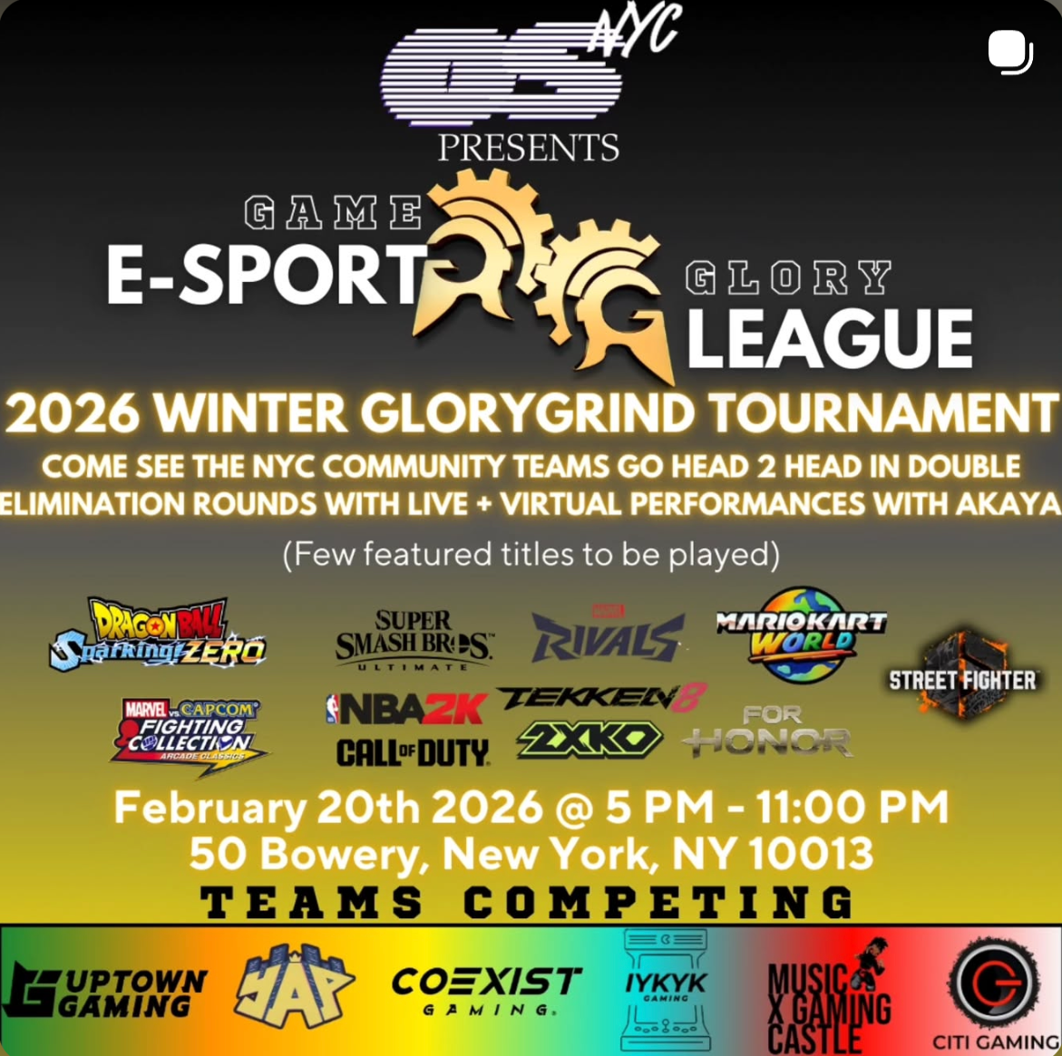 Game Glory Esport League | 2026 Winter GloryGrind Tournament 
