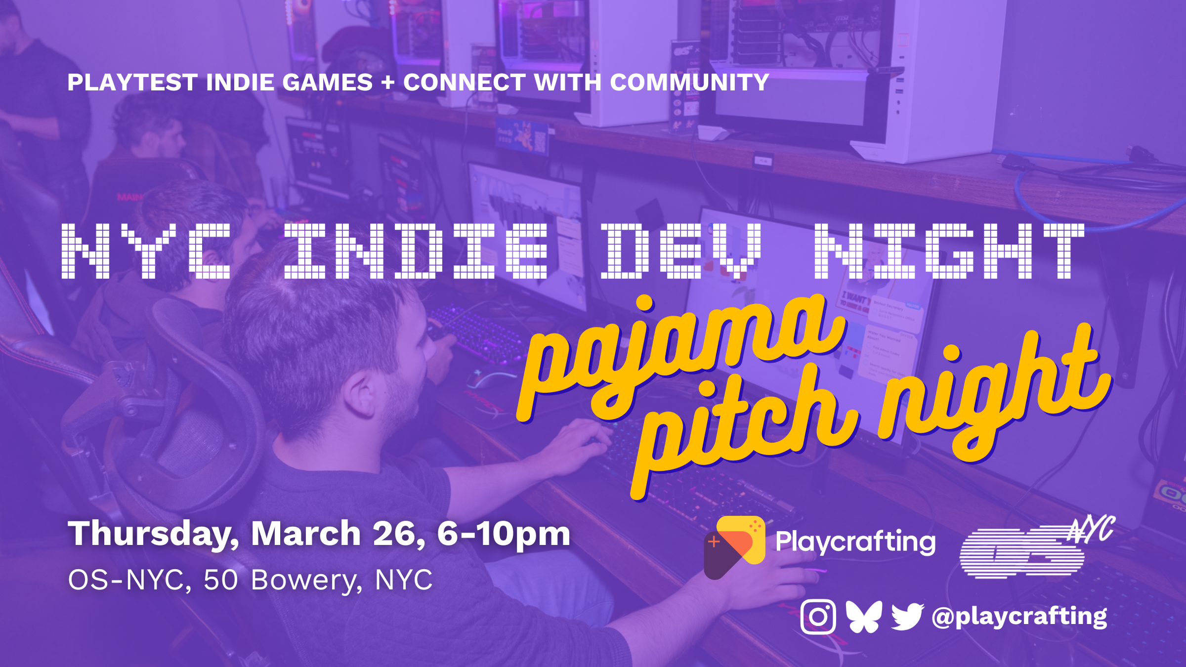NYC Indie Dev Night | Pajama Pitch Night