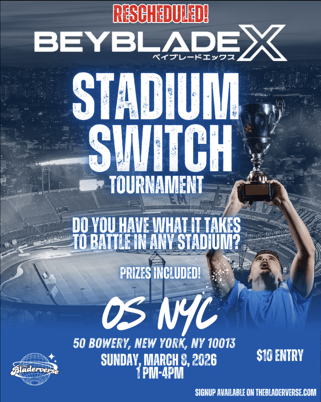 The Bladerverse Presents: Stadium Switch Tournament *rescheduled*