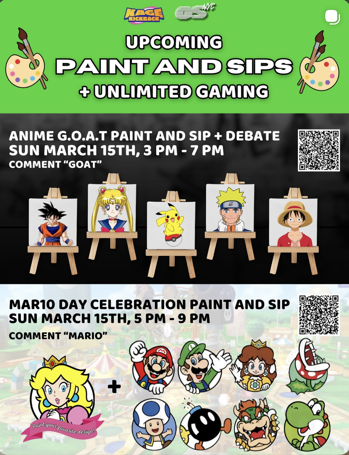 March Madness Paint &amp; Sip